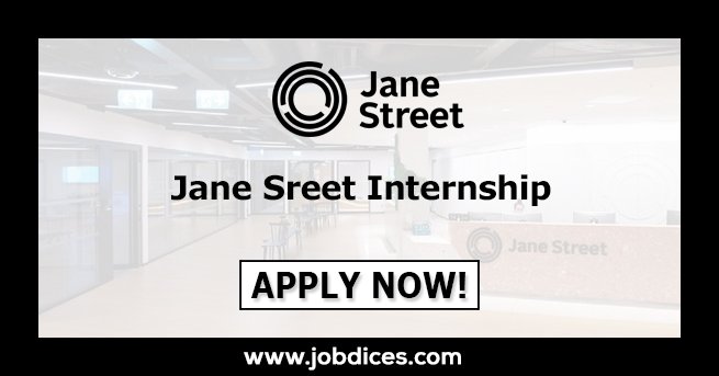 Jane Sreet Internship
