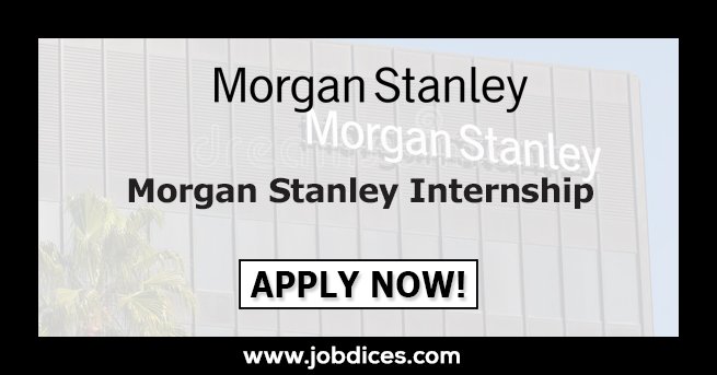 Morgan Stanley Internship